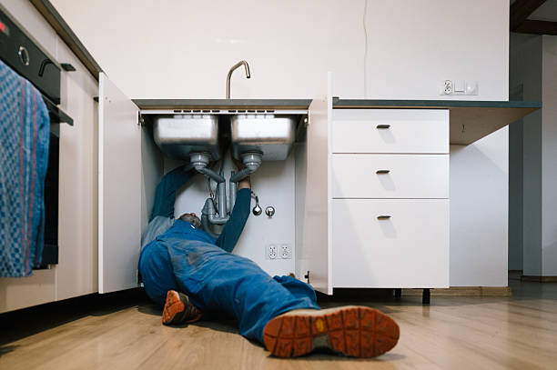 Professional Drain Cleaning technician working in South Woodstock, CT